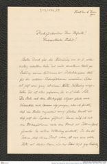 Nachlass Franz Steindachner, Brief von Eduard Graeffe an Franz Steindachner (06.01.1901), Inv.Nr. 173.29, Seite 1